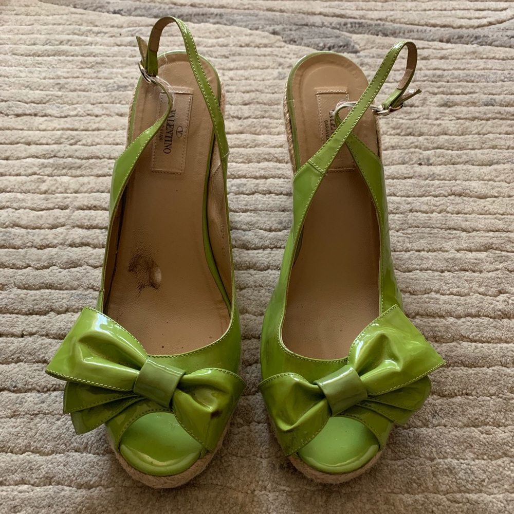 Valentino Espadrille Wedges
